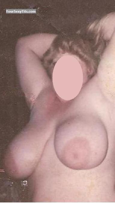 Tit Flash: Wife's Very Big Tits - Barbara from United States